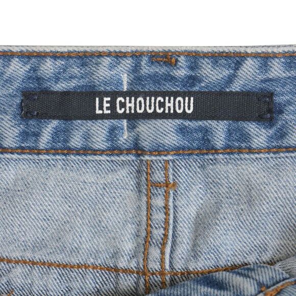 Jacquemus Pencil Skirt in Blue Cotton Denim - Picture 4 of 4